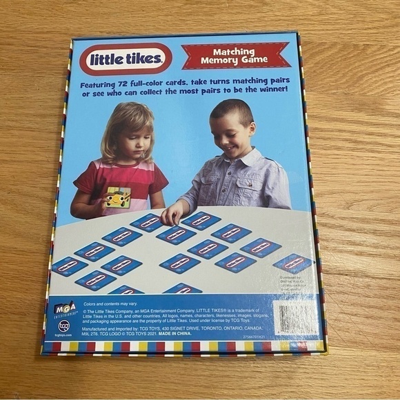 Little Tikes Matching Memory Game Kids Toy Cozy Coupe Car - Picture 3 of 3